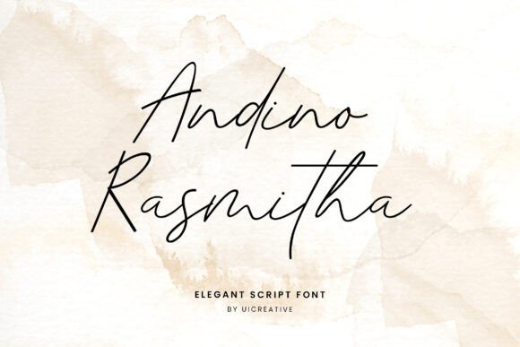 Andino Rasmitha: A Script Font That Balances Elegance and Strength