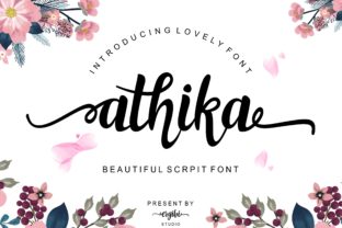 Athika: A Modern Script Font for Elegant Branding