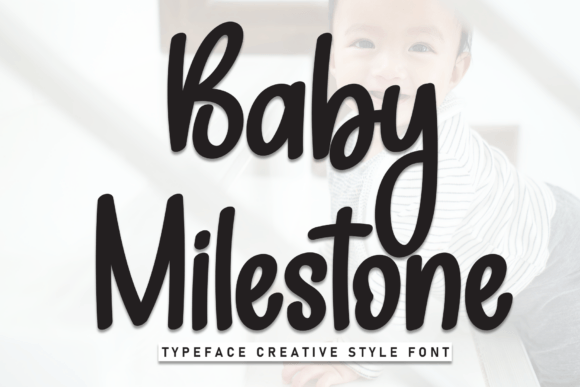 Baby Milestone: Crafting Elegance in Every Letterform