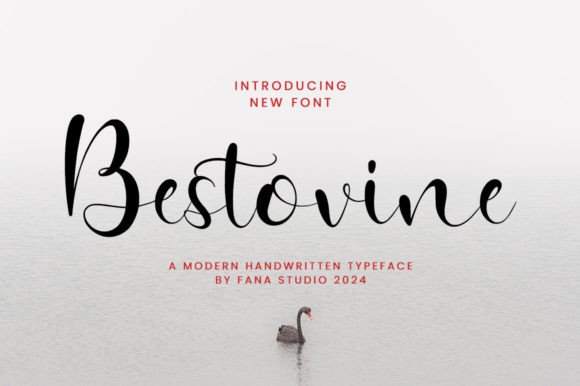 Bestovine: A Modern Script Font for Elegant Branding