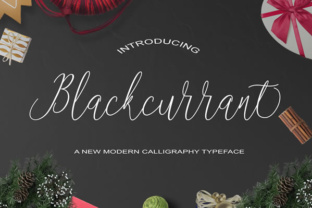 Blackcurrant: The Elegant Script Font for Modern Designs