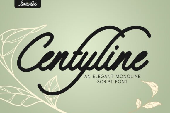 Centyline: A Monoline Script for Modern Branding