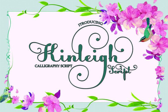 Discovering Kinleigh: A Dainty Script for Modern Romance