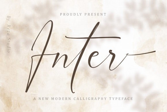 Inter: The Elegant Script Font for Modern Branding