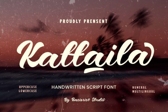 Kattaila: The Handwritten Font for Effortless Elegance