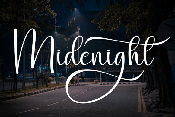 Midenight: The Modern Calligraphy Font for Elegant Projects