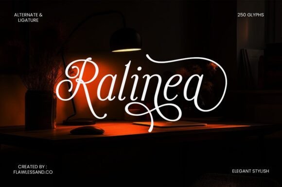 Ralinea: Where Graceful Script Meets Modern Branding