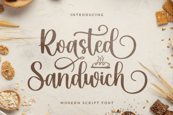 Roasted Sandwich: The Handwritten Font with Heart