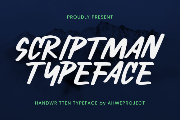 Scriptman: The Hand-Drawn Script Font for Natural Branding
