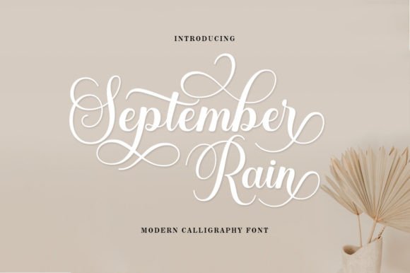 September Rain Script: The Art of Elegant Typography