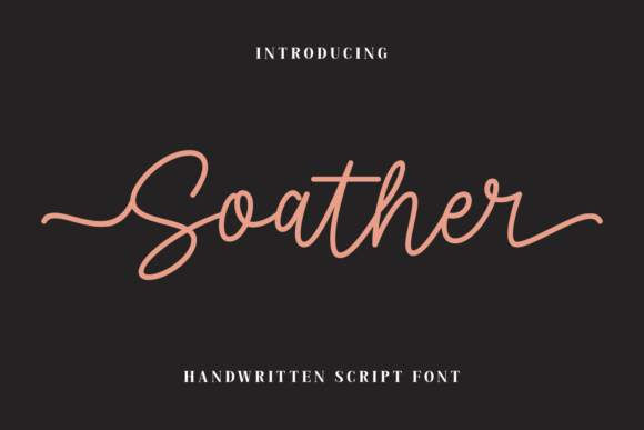 Soather: The Handwritten Font with Instant Creative Appeal