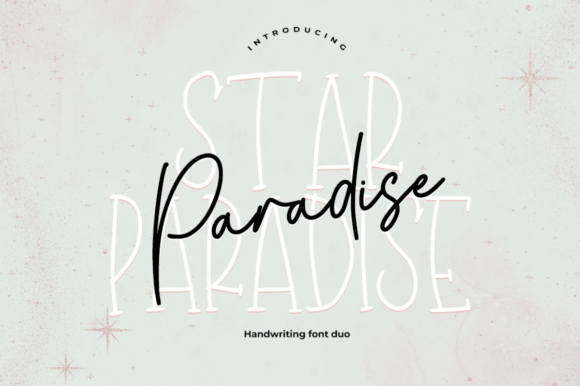 Star Paradise: A Font Duo for Modern Branding