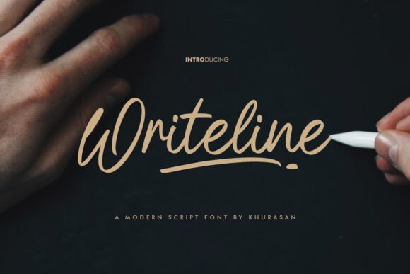 Writeline: A Modern Script Font for Standout Designs